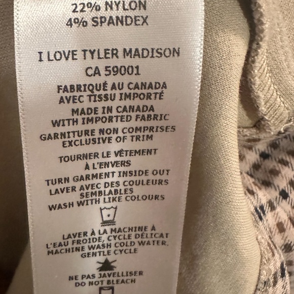 ILTM Matching Set - Size M - "Kensington Plaid" (houndstooth) like new - Picture 7 of 9